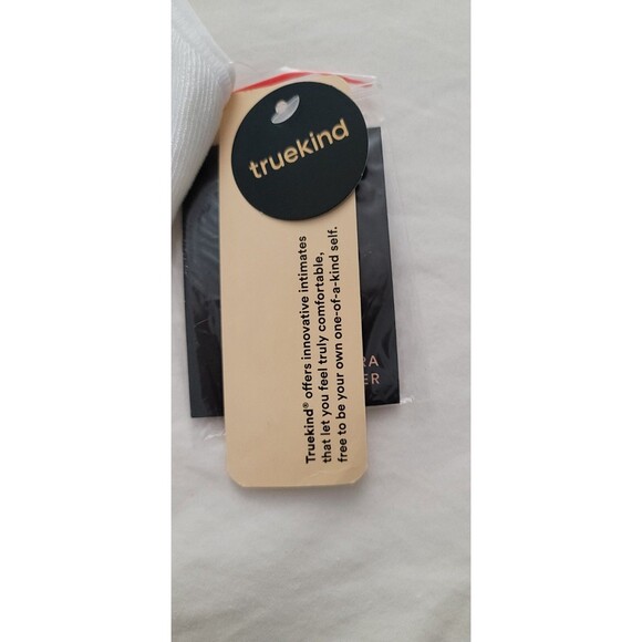 Truekind Womens Sz 2XL Daily Comfort Wireless Shaper Bra w/ Extender White 10022 - Picture 2 of 13